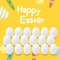 18 Pcs Easter Egg White Wooden Eggs Life Size Plain Decorating Eggs for Kids DIY